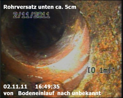 kl Kreis Kanalservice Kanalinspektion Lageabweichung